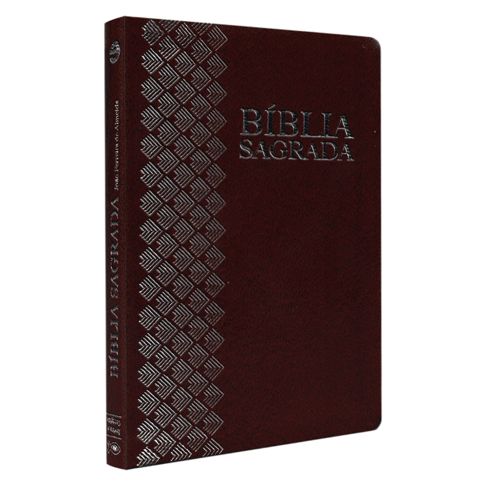 Bíblia Sagrada | ARC | Letra Normal | Capa Luxo Vinho Escuro em Oferta na Shopee