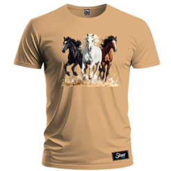 Camiseta Cavalos Coutry Unissex Camisa 100%Algodão Cowboy Plus Size Tam G1 G2 G3 G4 G5- Infantil Tam 04 ao 14