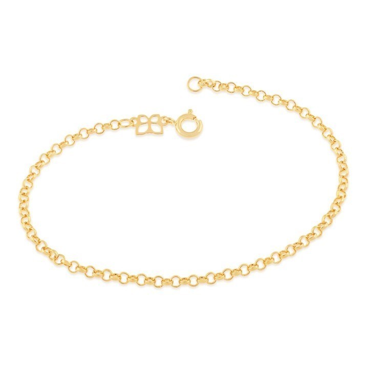 Pulseira Fio Elo Português. Med 18/19 Cm Rommanel 550426 em Oferta na Shopee