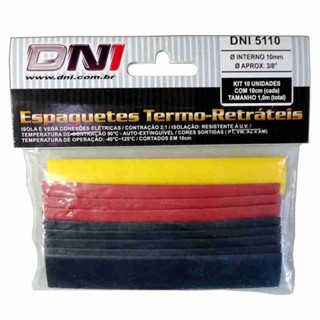 Espaguete Termo Retrátil 10mm - DNI 5110 em Oferta na Shopee