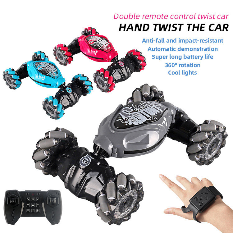 Gesto Sensing Twist Car 4x4 Carro Controle De Rádio Brinquedo Remoto Stunt Driver Torção Elétrica Drift Kids Gift