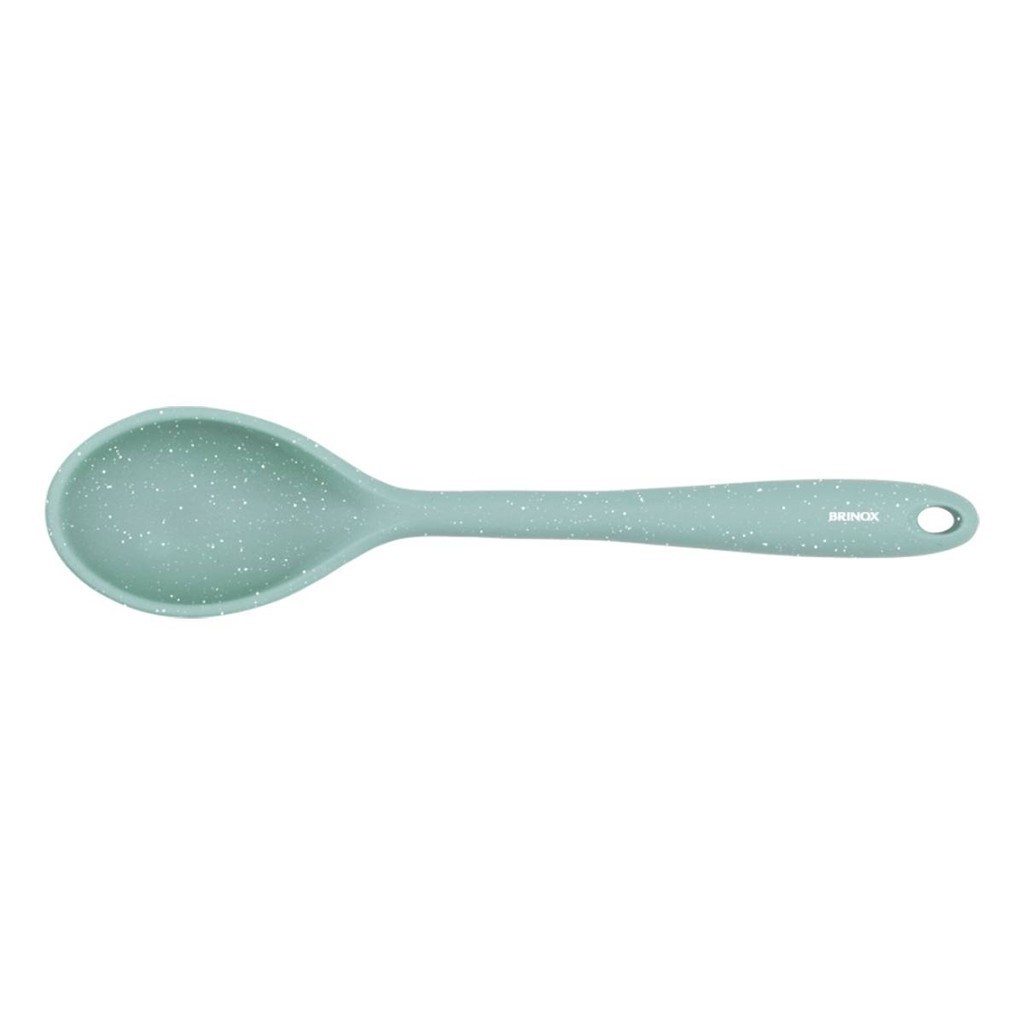 Colher Silicone 27,5 cm Cor Verde Linha Flex Brinox - Home & Living