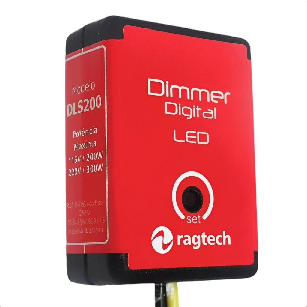Dimmer Digital Ragtech DLS200 Bivolt p/ LED c/ Regulagem de Intensidade Luminosa 20DIM4440 em Oferta na Shopee
