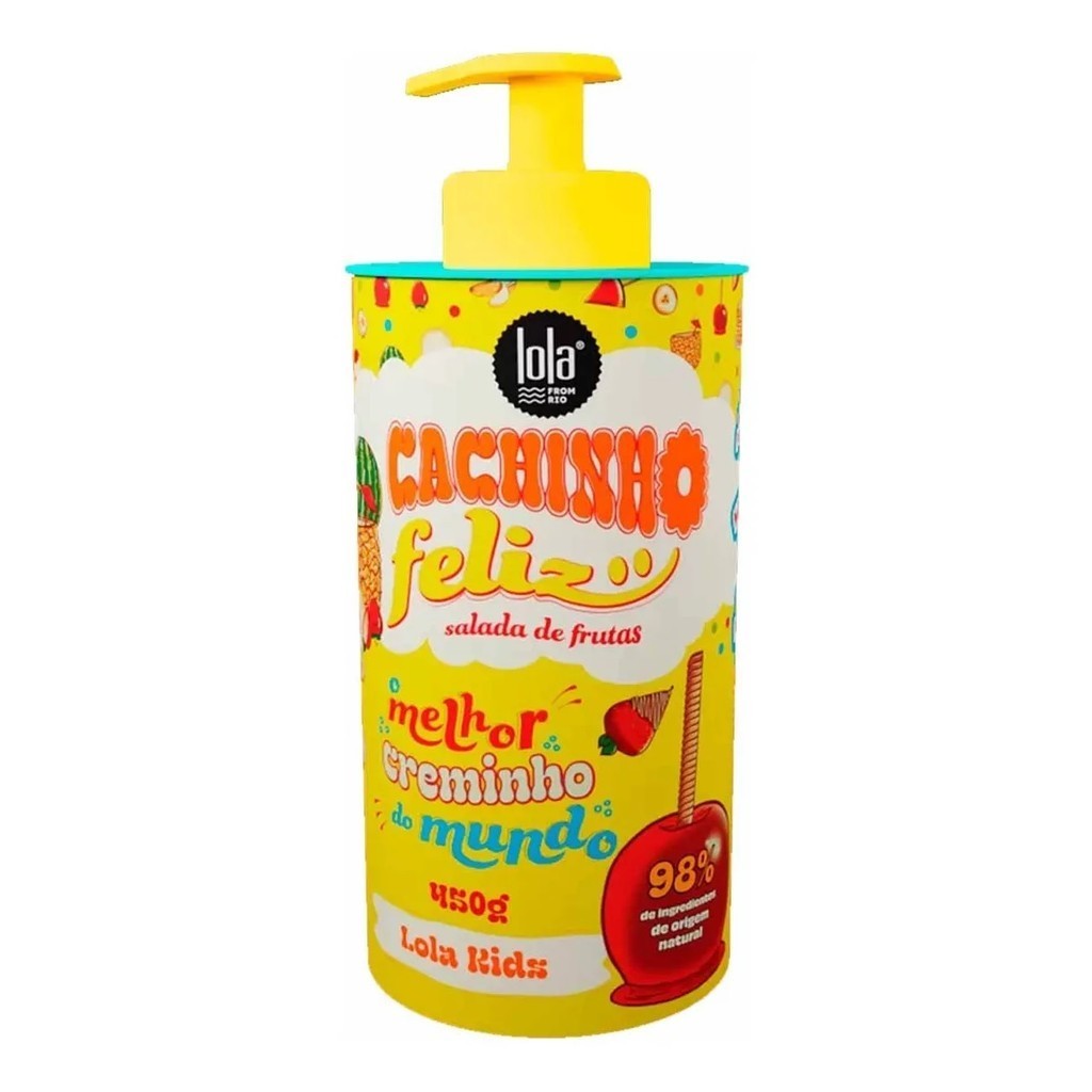 Lola Kids Cachinho Feliz Salada De Frutas Creme Pentear 450g em Oferta na Shopee