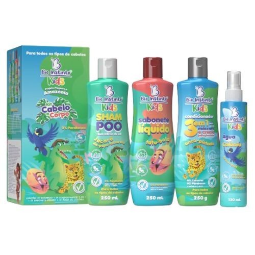 Kit Kids Cabelo e Corpo Cheirinho de Bebê - Bio Instinto
