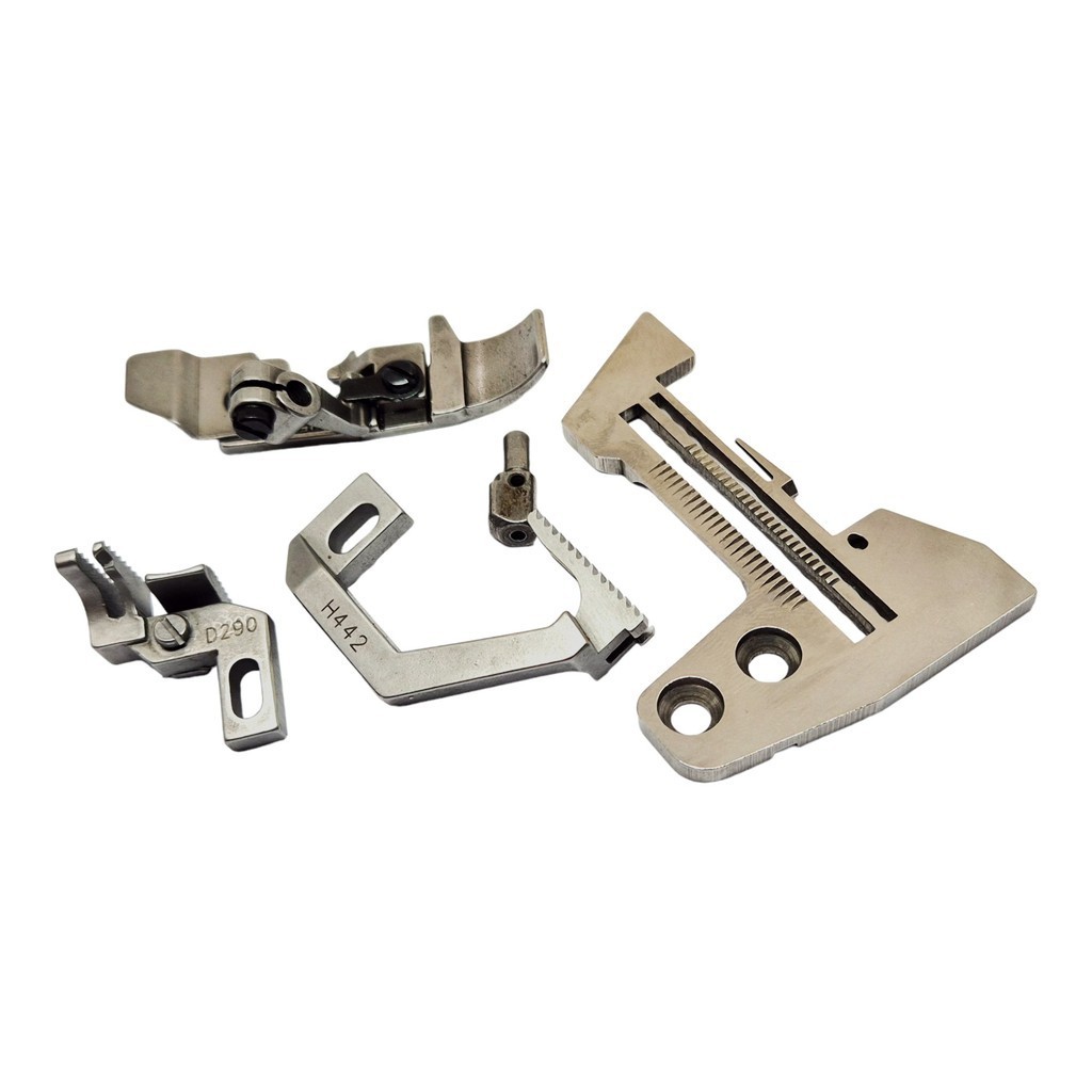 Conj Overlock Fru Fru Siruba Chapa Dente Bitola e Calcador