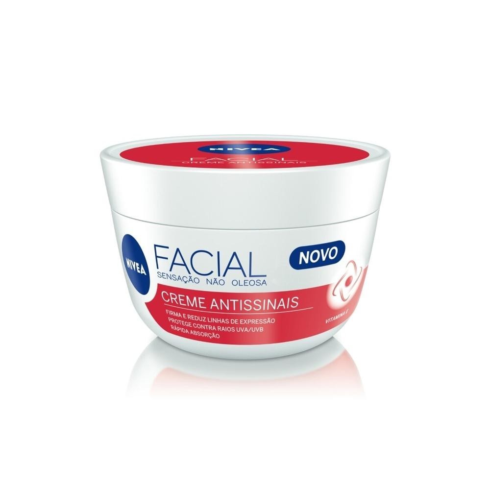 Creme Hidratante Facial Nivea Antissinais 100g - Beauty