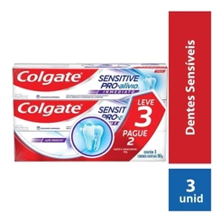 Creme Dental Colgate Sensitive Pro-Alivio Imediato Original 90g Leve 3 Pague 2