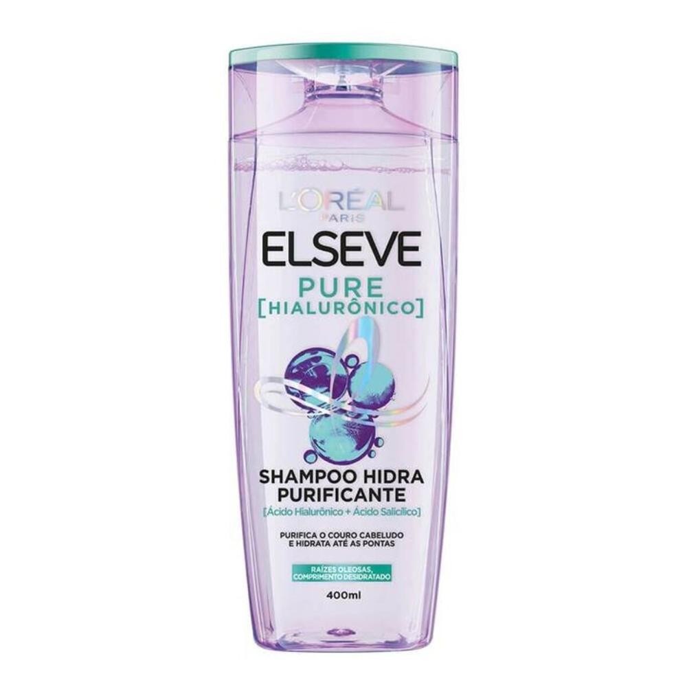 Shampoo Elseve Pure Hialuronico 400ml - Beauty