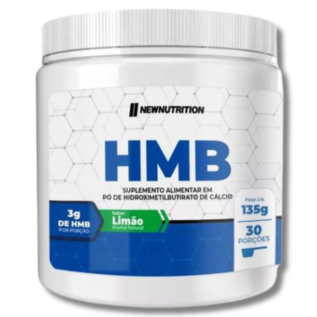 Hidroximetilbutirato de Cálcio HMB 135g Limão Newnutrition