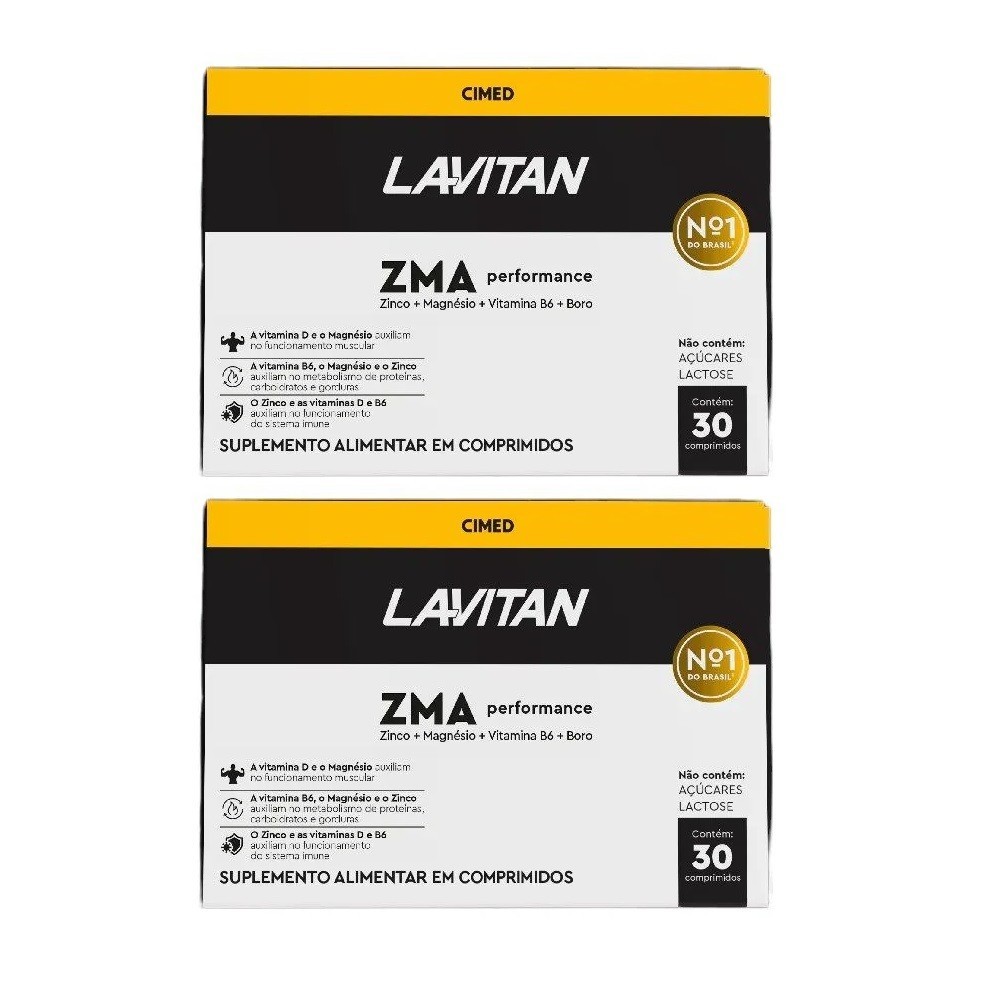 Kit 2 Lavitan ZMA Performance 30 Cápsulas - Cimed