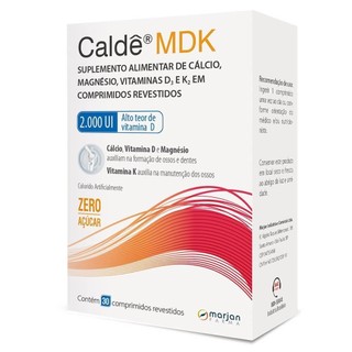 CALDÊ MDK 2000UI COM 30 COMPRIMIDOS em Oferta na Shopee