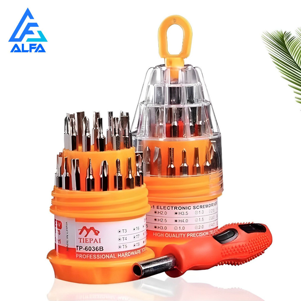 Kit Jogo Ferramenta 31 Peças Chaves Alen Torx Fenda Philips