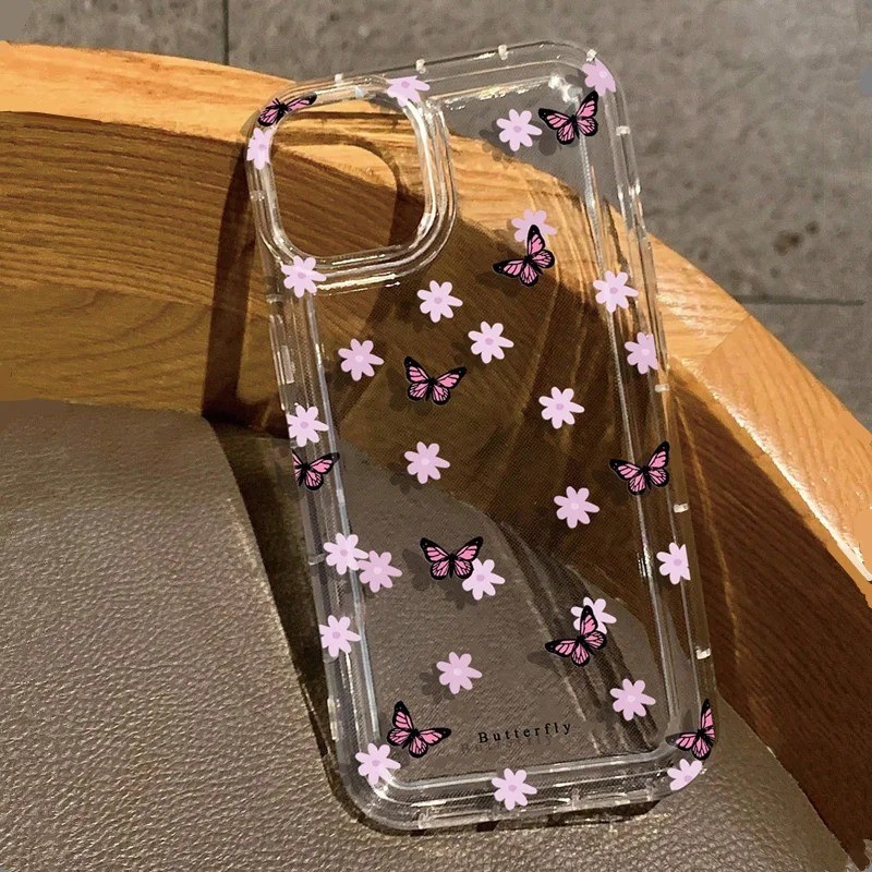 Capa De Telefone Para Samsung S24 S23 Ultra S22 Plus S21 S20 FE A15 A35 A55 5G A53 A52S A14 A34 A54 Transparente À Prova De Choque
