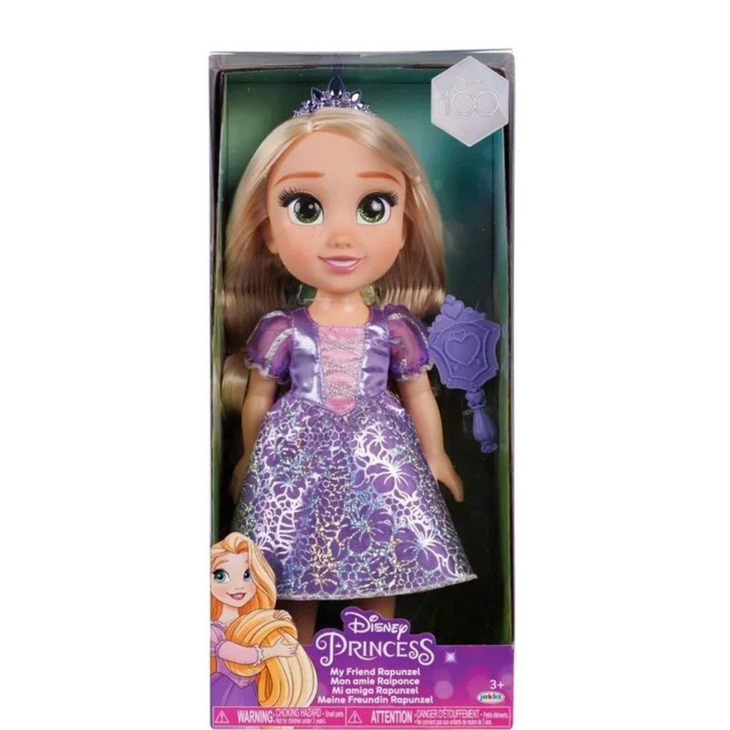 Brinquedo Infantil Boneca Princesa Disney Rapunzel 38CM Multikids BR1919 - Mom & Baby