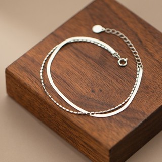 tornozeleira prata 925 feminina de prata osso de cobra acessórios de joalheria em Oferta na Shopee