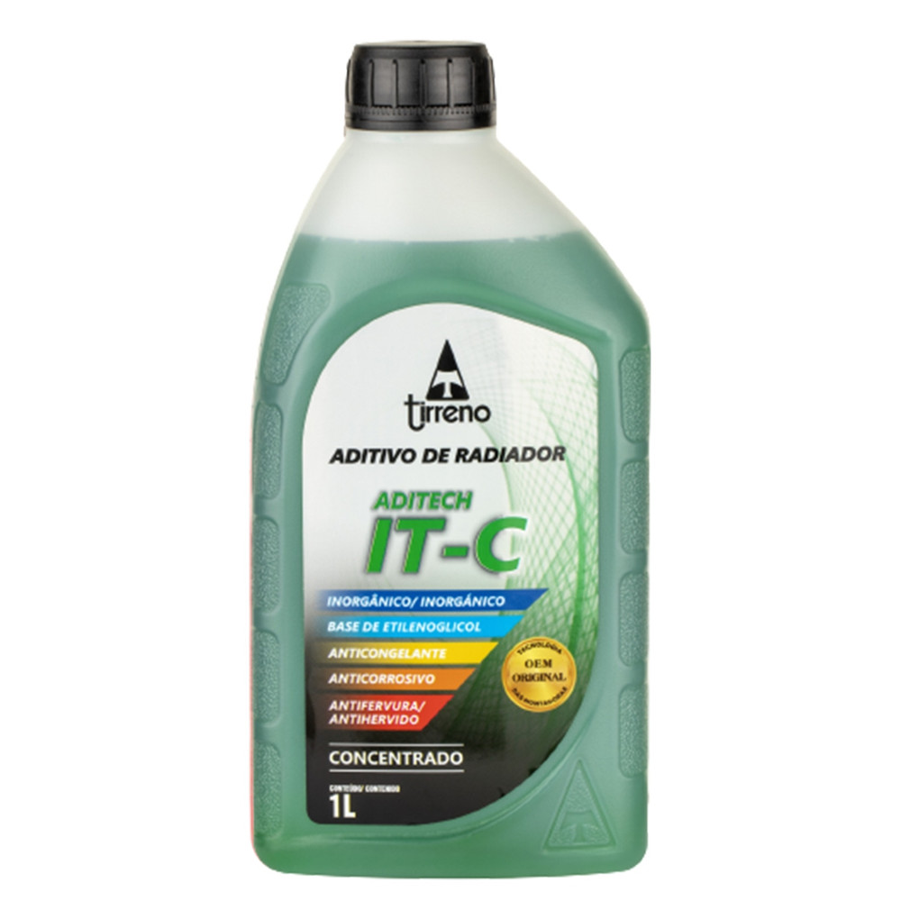 ADITIVO RADIADOR CONCENTRADO INORGANICO VERDE 1L TIRRENO G411381Q0 em Oferta na Shopee