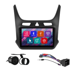 Kit Multimídia 9 Pol Cobalt 2012 13 14 15 16 17 18 19 20 2021 2022 2023 Espelhamento Android Ios 2 Din Grafite Camera Ré