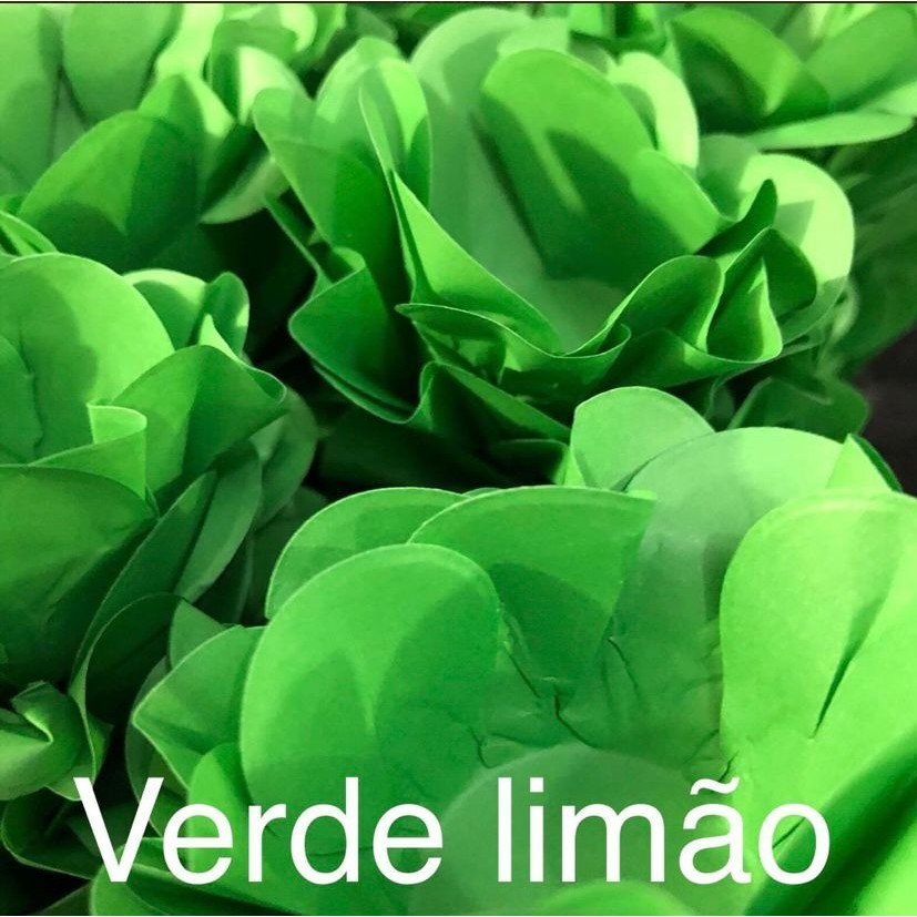40 Forminhas Para Doces Finos Style Verde Limão em Oferta na Shopee