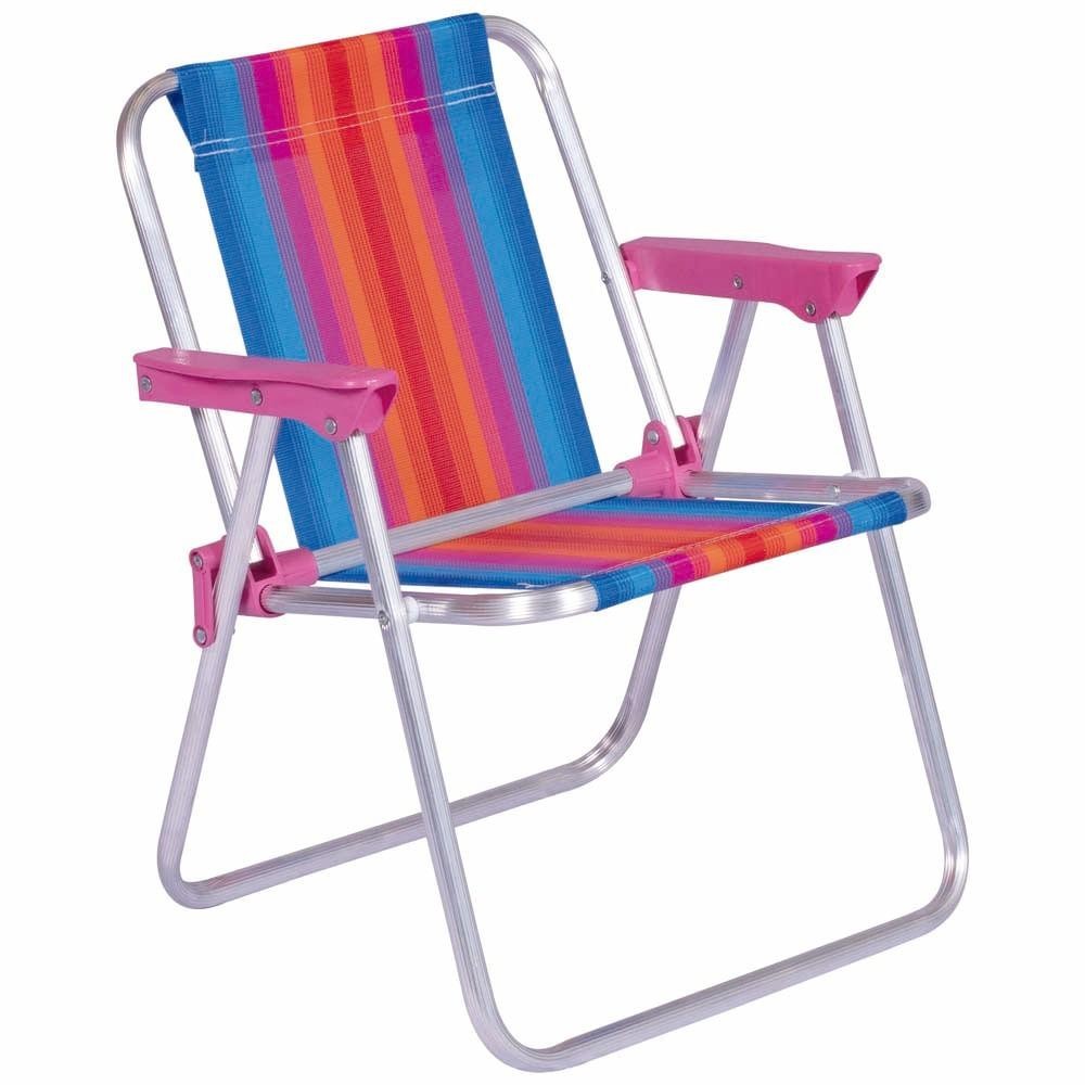 Cadeira Infantil Mor Alumínio Rosa - 2122 em Oferta na Shopee