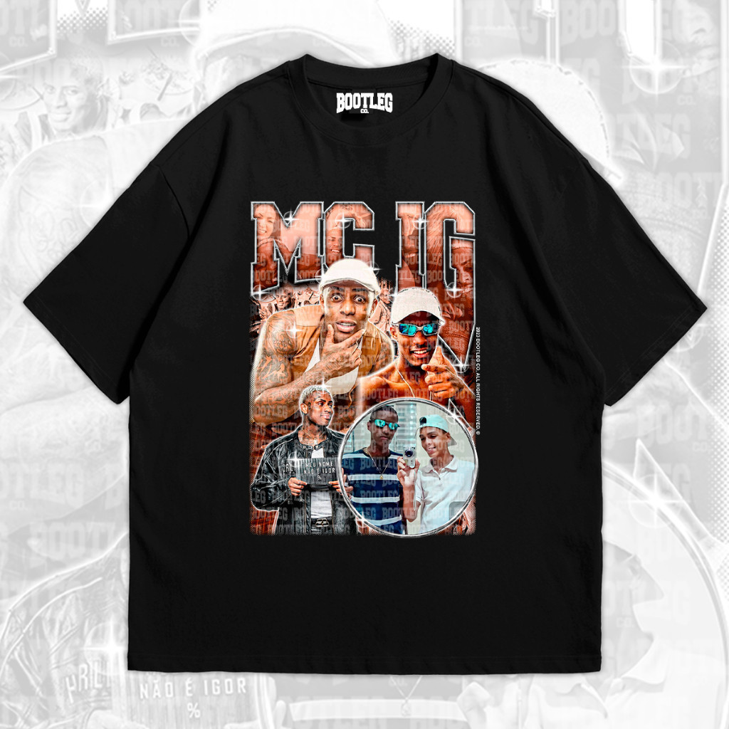 Camisa OVERSIZED Mc IG Igor Guilherme Todo Mundo Odeia o IG Album Cantor Funk Unissex Bootleg envio imediato