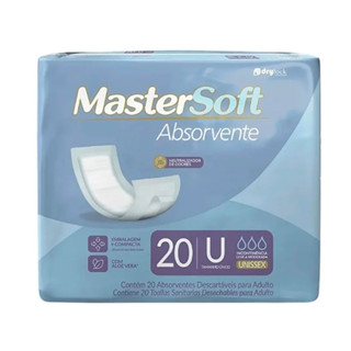 Absorvente Geriátrico Mastersoft Dry Com 20 Unidades em Oferta na Shopee