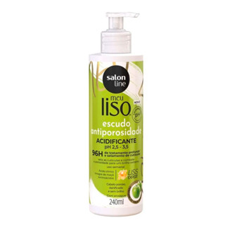 Acidificante Salon Line Meu Liso Escudo Antiporosidade 240ml em Oferta na Shopee