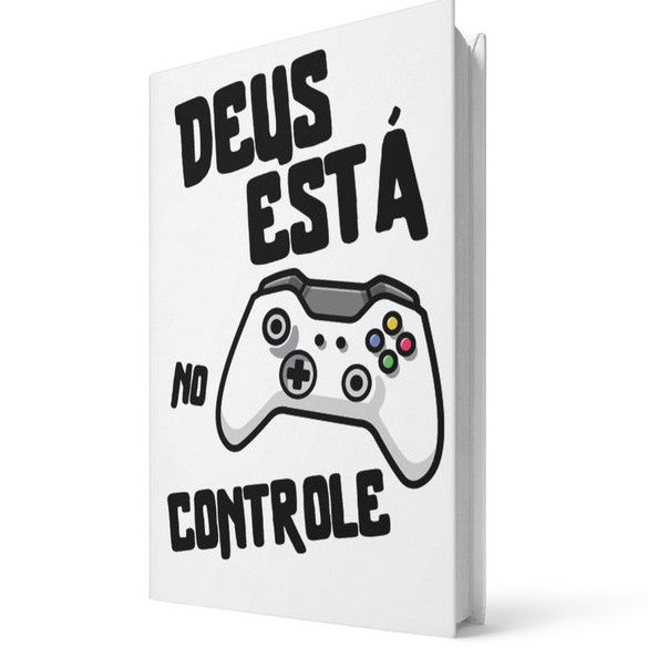 Bíblia Letra Grande Capa Dura Harpa E Corinhos Deus Esta No Controle Fitilho 087