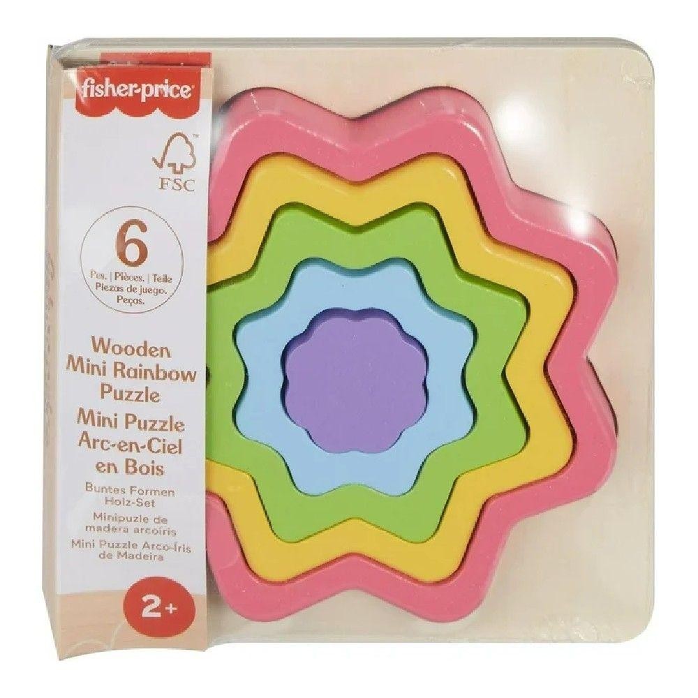 Fisher-Price Mini Quebra-Cabeça Arco-Íris Estrela - Mattel em Oferta na Shopee