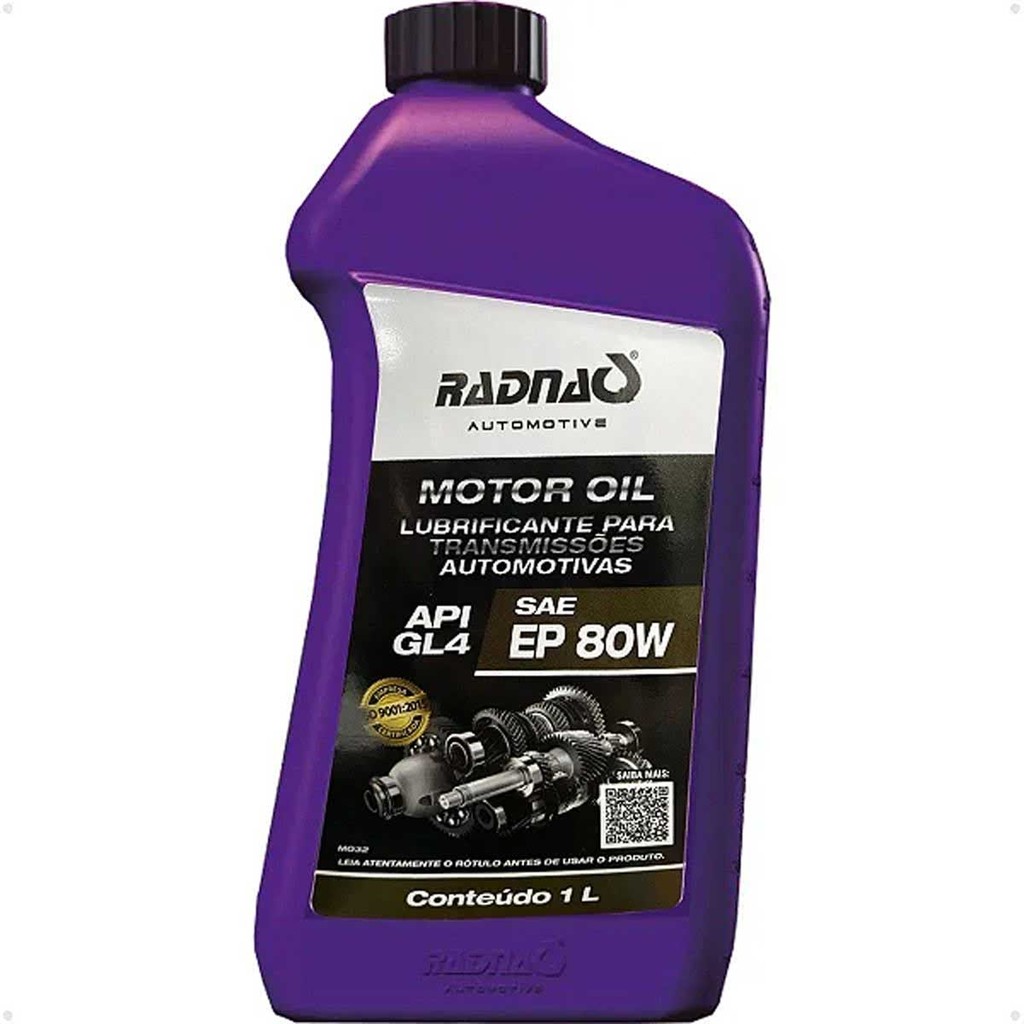 Óleo para Transmissão 80w GL4 Radnaq 1L