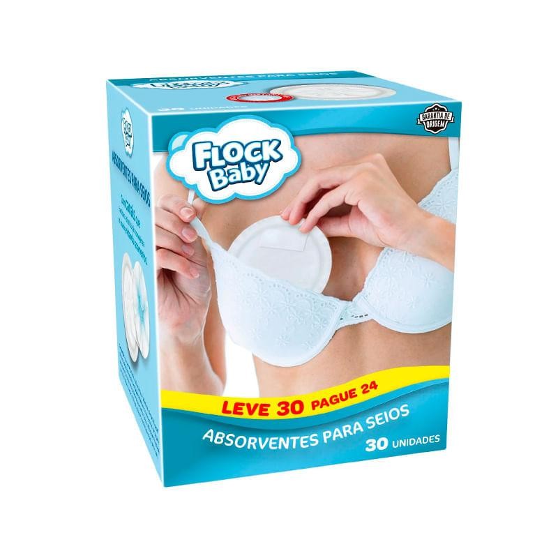 Absorventes Para Seios Flock Baby 30 Unidades em Oferta na Shopee