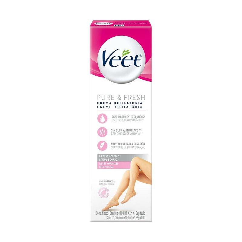 Creme Depilatório Veet Pure & Fresh Pele Normal 100ml - Beauty