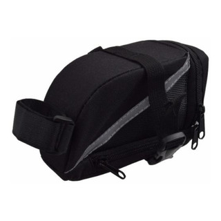 Bolsa De Selim Para Bike Com refletivo e Zíper Expansivel Top !