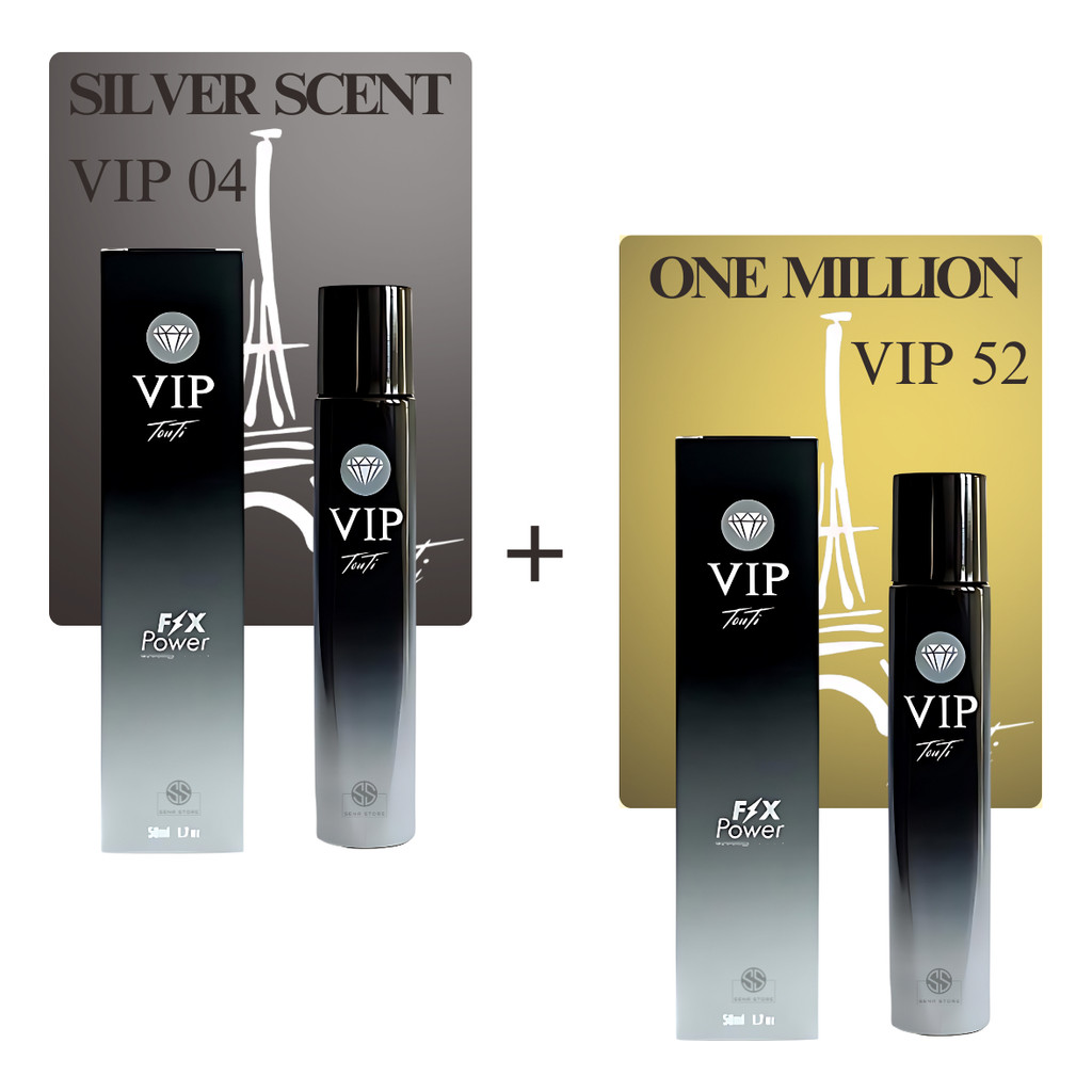 Kit 2 PerfumesTouti | Vip 04 + Vip 52 | Mais Vendidos