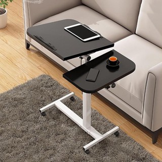 MESA NOTEBOOK DUPLA ARTICULADA MESINHA ALTURA AJUSTAVEL SUPORTE COM RODINHAS ESCRIVANINHA
