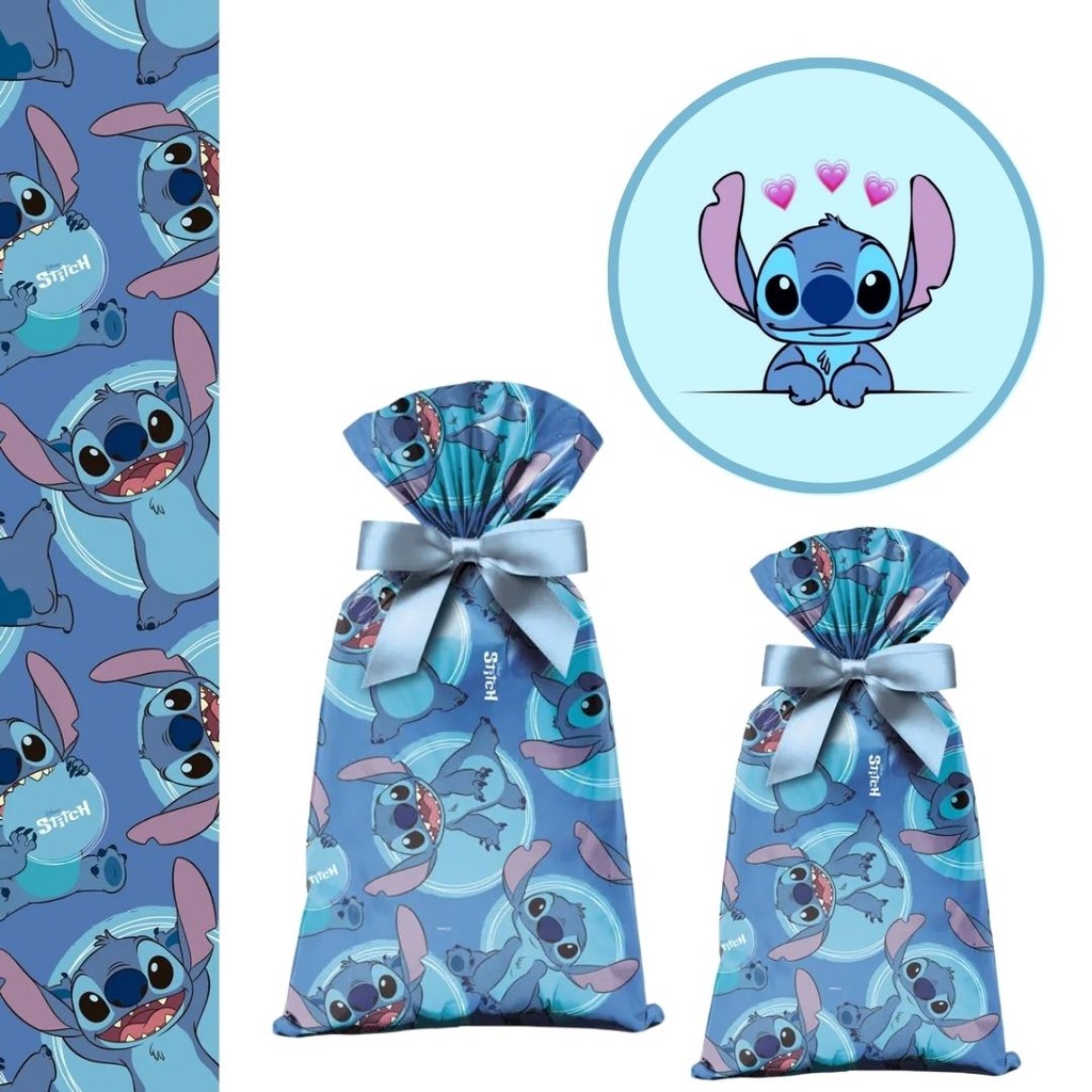 40 SACOLINHA STITCH SURPRESA  20x29 CROMUS - Stationery