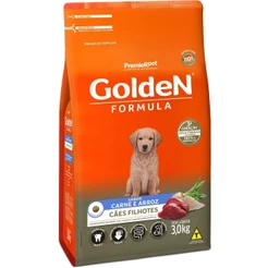 Ração Golden para Cães Filhotes Carne Arroz 3kg