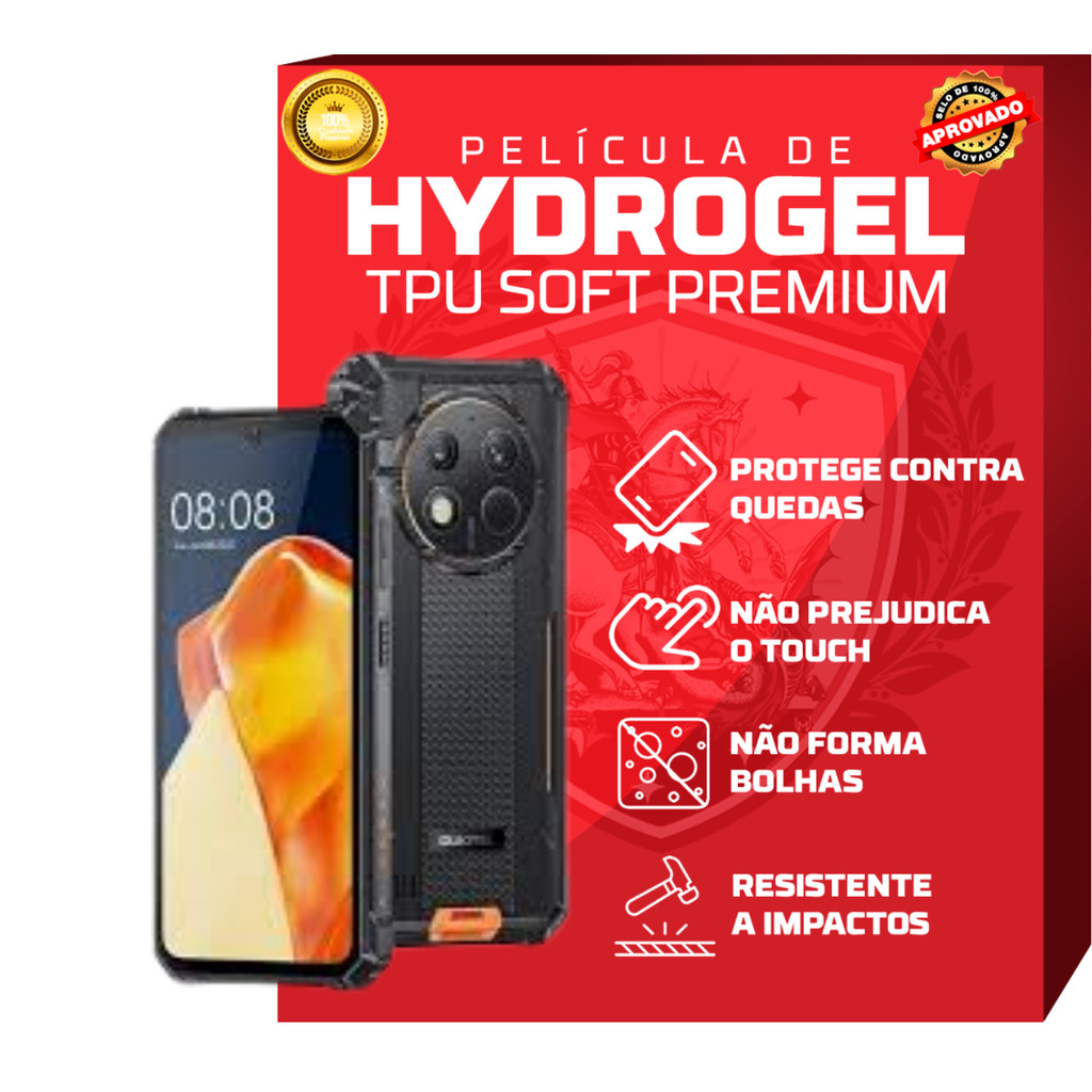 Película de Hidrogel Hd Todos Os Modelos Oukitel em Oferta na Shopee