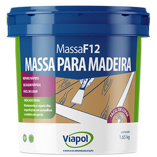 Massa para Madeira  F12 Cerejeira - Viapol  em Oferta na Shopee
