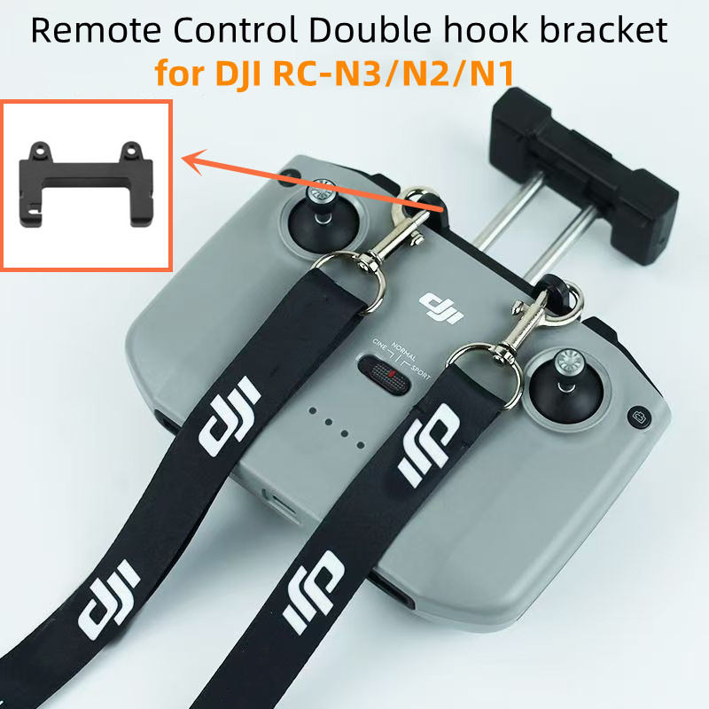 Para DJI RC-N3/N2/N1 Suporte De Gancho Duplo Avata 360/Flip/NEO 2/Mini 5/4 PRO Alça De Controle Remoto Corda Fivela Aces