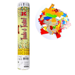 Lança Confete Tudo É Festa 8m Colorido Sem Pólvora Make+