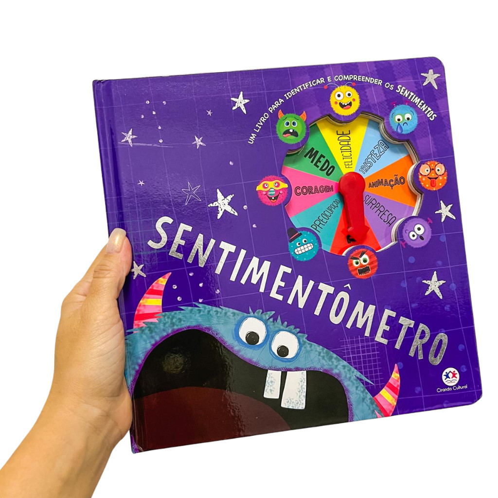 Sentimentometro - Emoções Inteligência Emocional Infantil - Ciranda Cultural - Livro Interativo em Oferta na Shopee