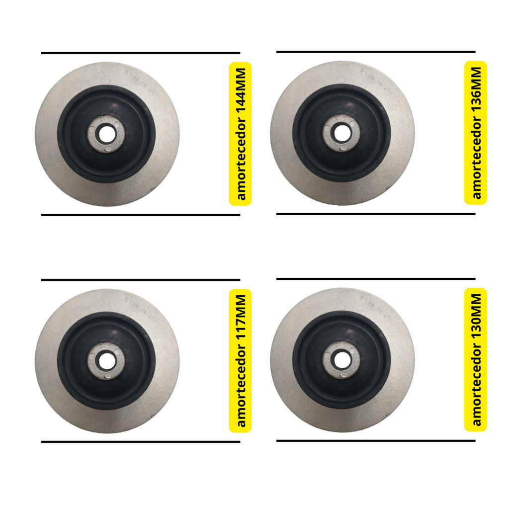 Amortecedor Para Bomba Sapo 880/980/1600/2100 Bomba 6 Parafusos