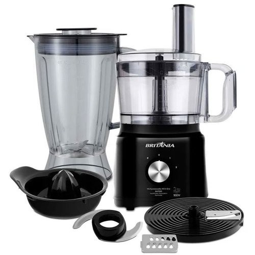 Mixer 5 em 1 Britânia 2 Velocidades 900W 1,25 Litros BMP900P - Home Appliances
