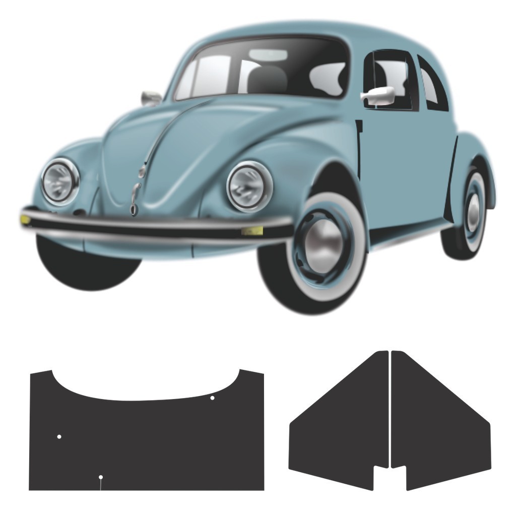 Forro Corta Fogo Acabamento Fusca 1959 1960 1961 1962 1963