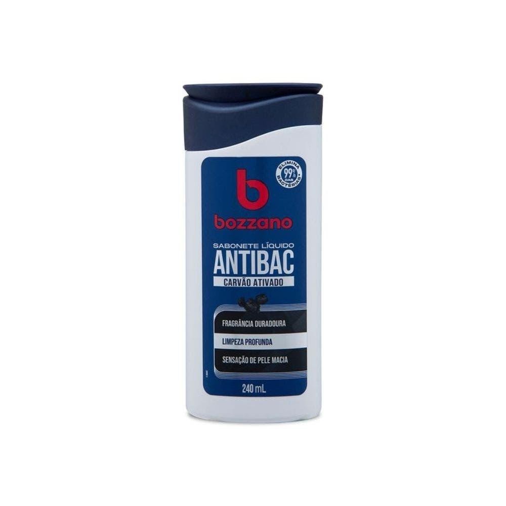 Sabonete Líquido Bozzano Antibac Carvão Ativado 240ml - Beauty