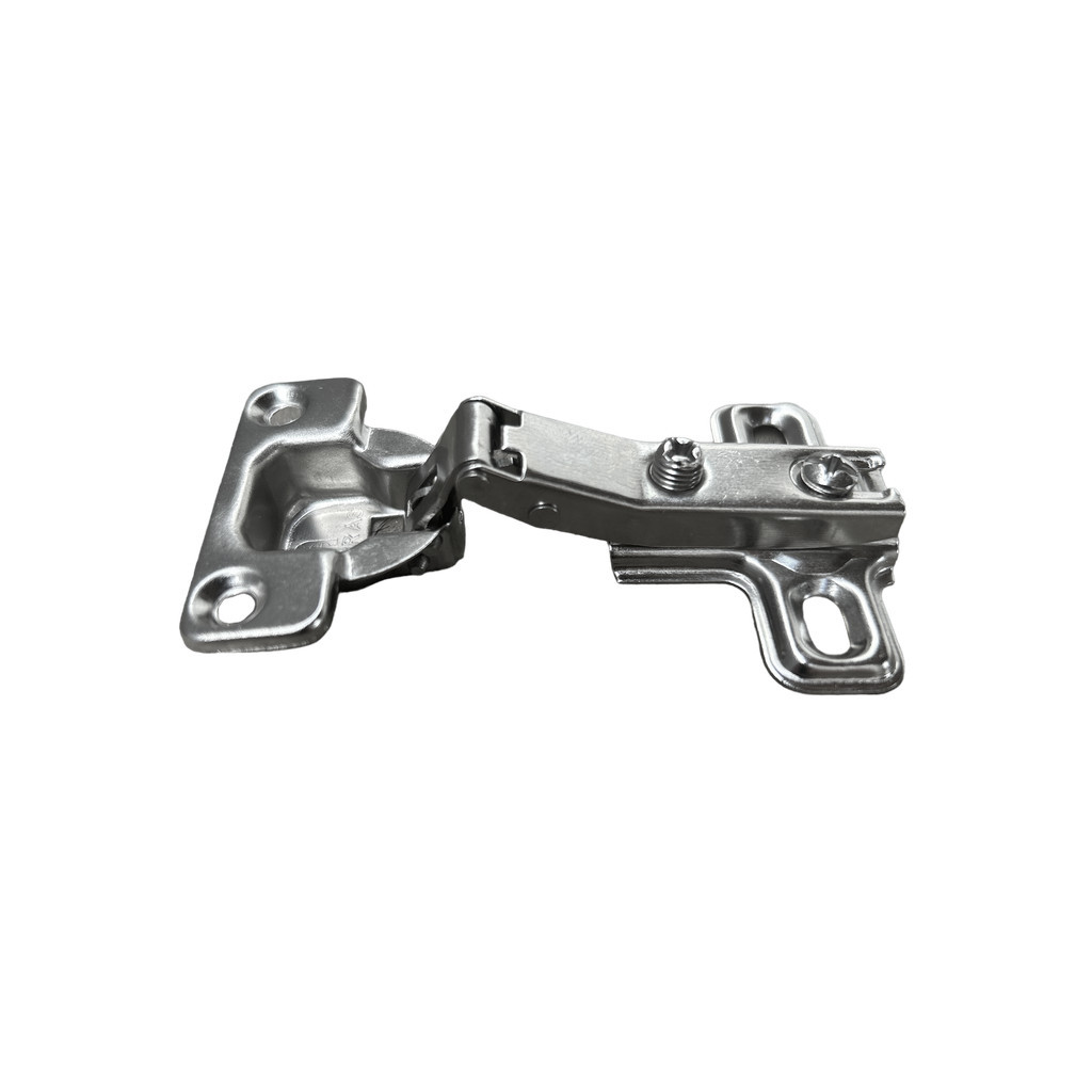 Kit 2 Dobradiça Curva 26mm Alta Porta Armário Móveis com Calço