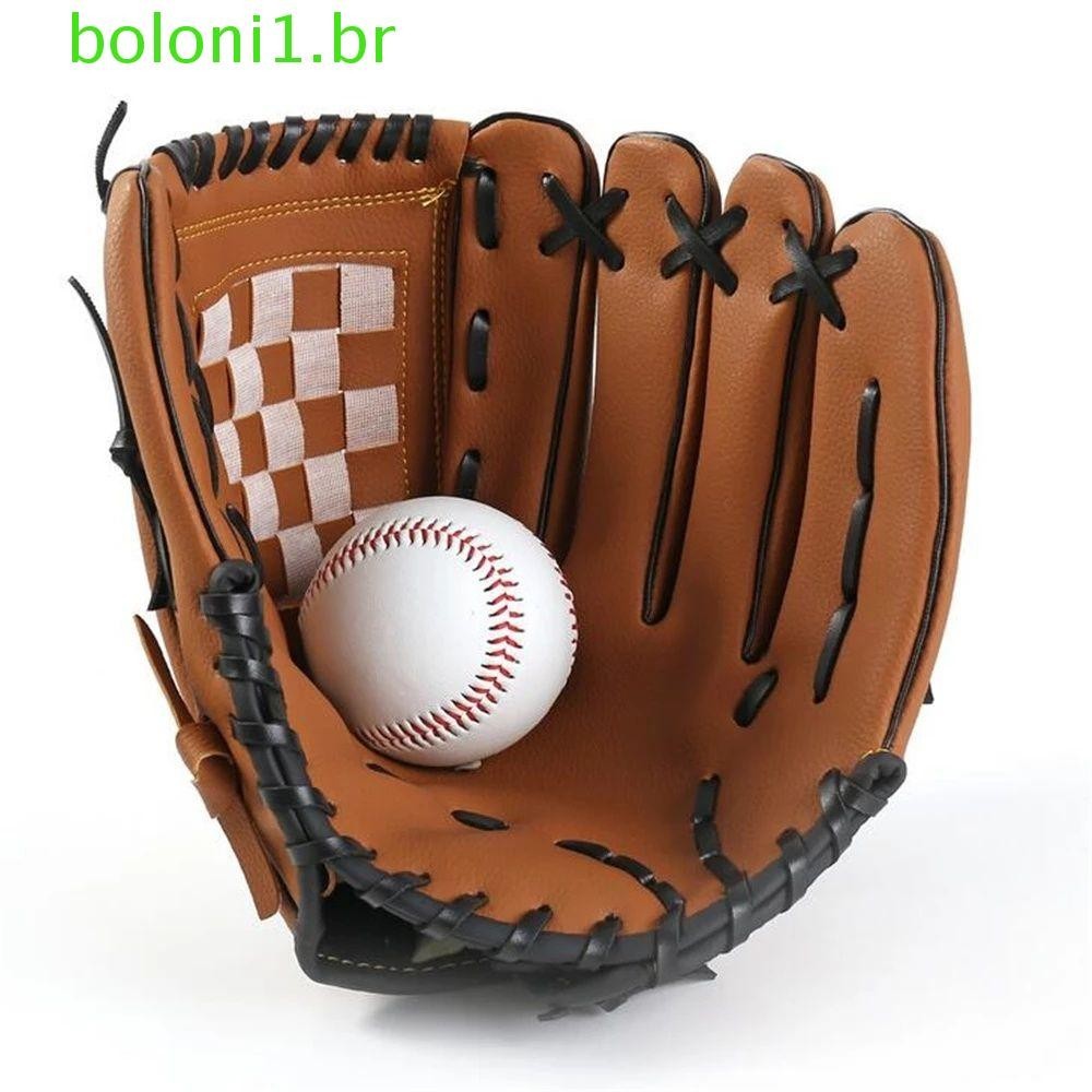 Luva De Beisebol BOLONI Para Iniciantes Acessórios Couro Crianças/Adultos Homem Mulher Trem