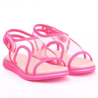 Sandália Papete Infantil Feminina WorldColors Bia - Pink Neon em Oferta na Shopee