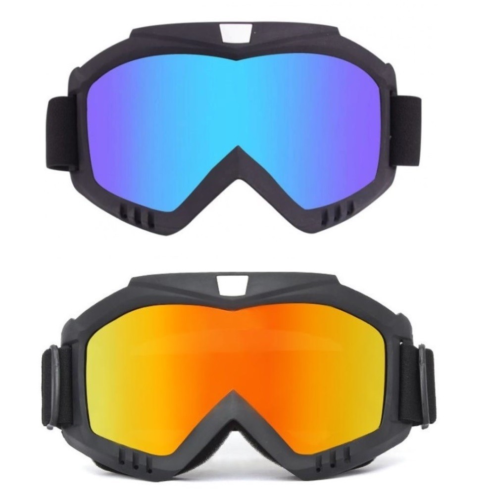 Kit 2 Óculos Uv Jet Ski Snowboard Paintball Motocross Esqui